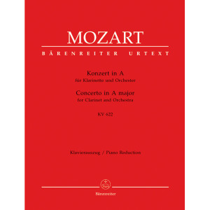 Concerto in A for Clarinet and Orchestra, W.A. Mozart